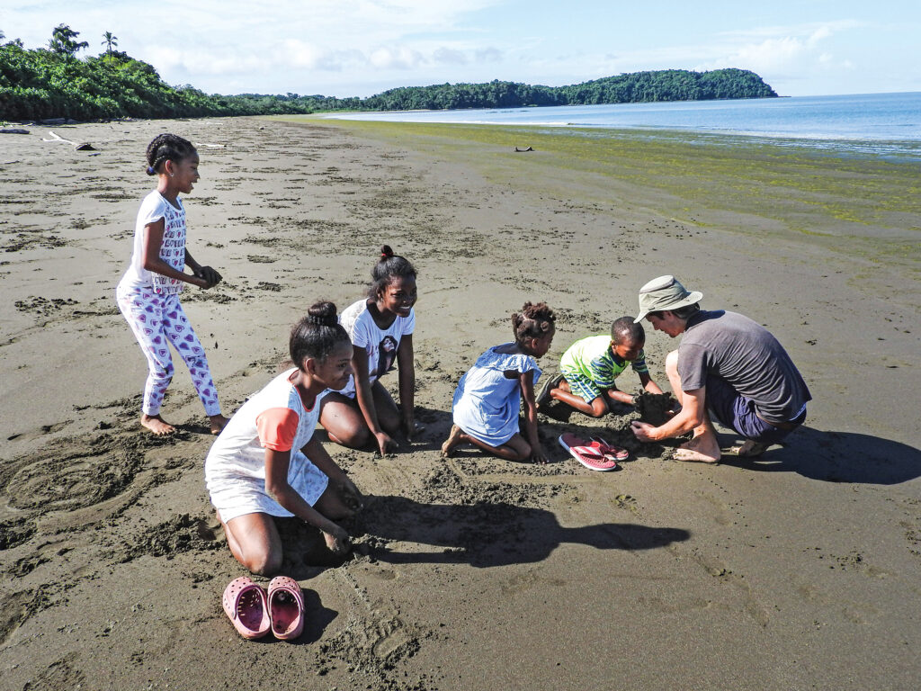 The beach at Punta Alegre