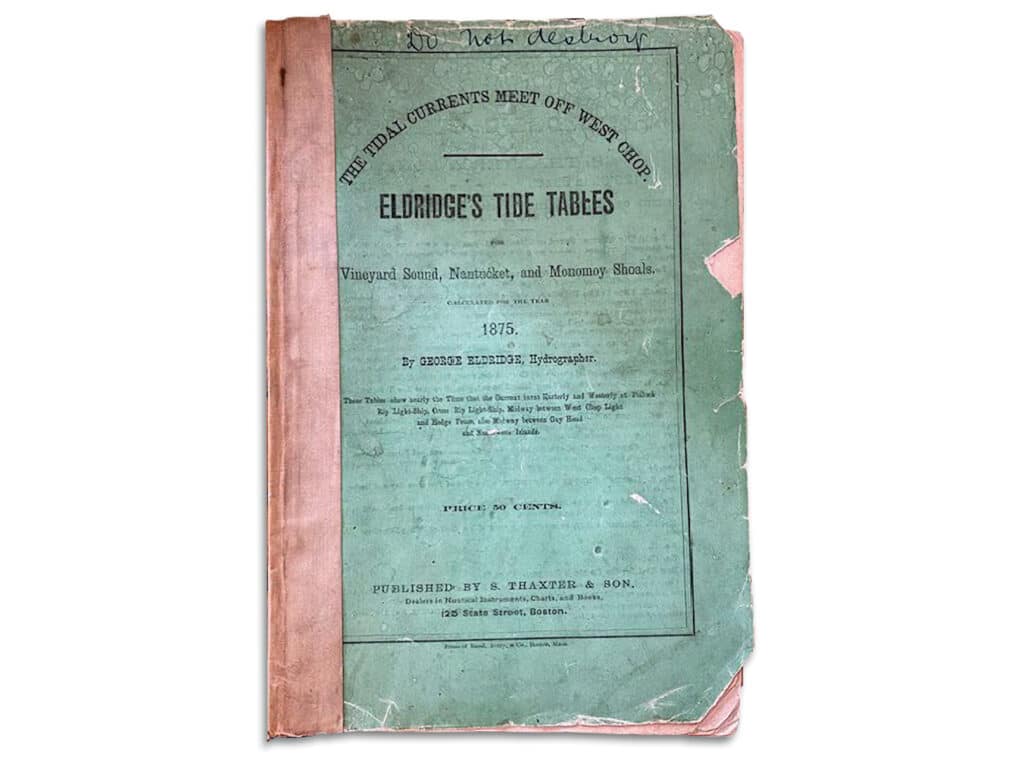 Eldridge’s Tide Tables first edition