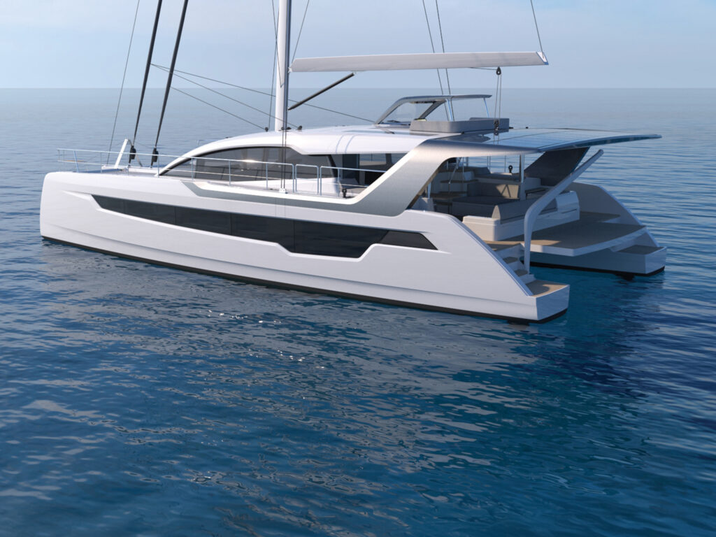 Xquisite Yachts Sixty Solar Sail exterior