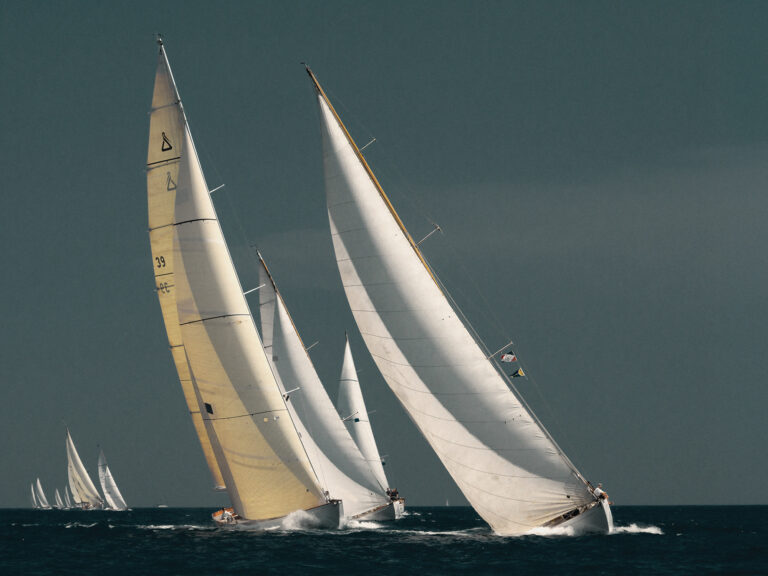 French Riviera - old sail race in Cannes