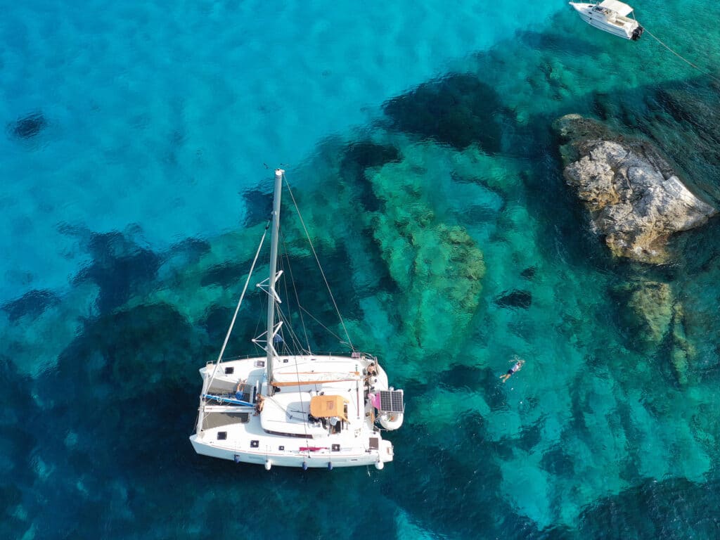 Cruising catamaran