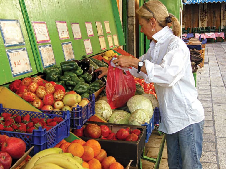 Market in Greece