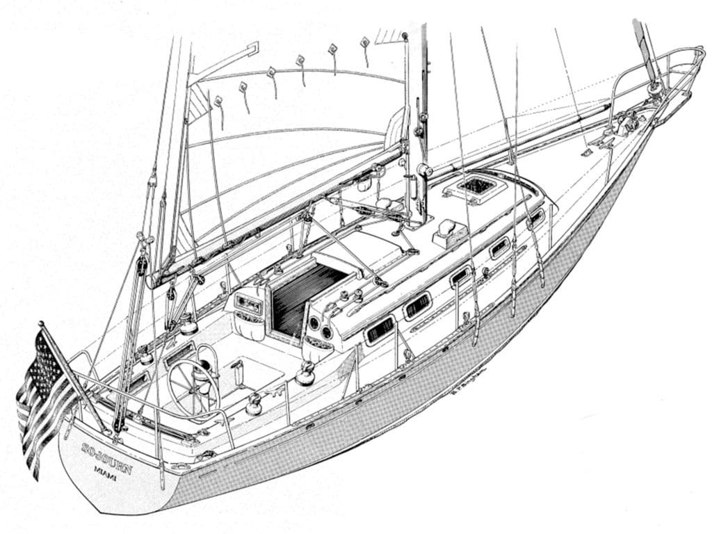 cruising boat rendering