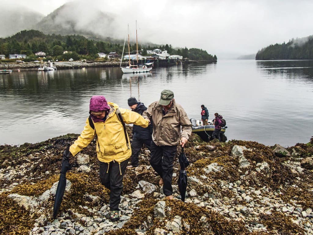 Coming ashore