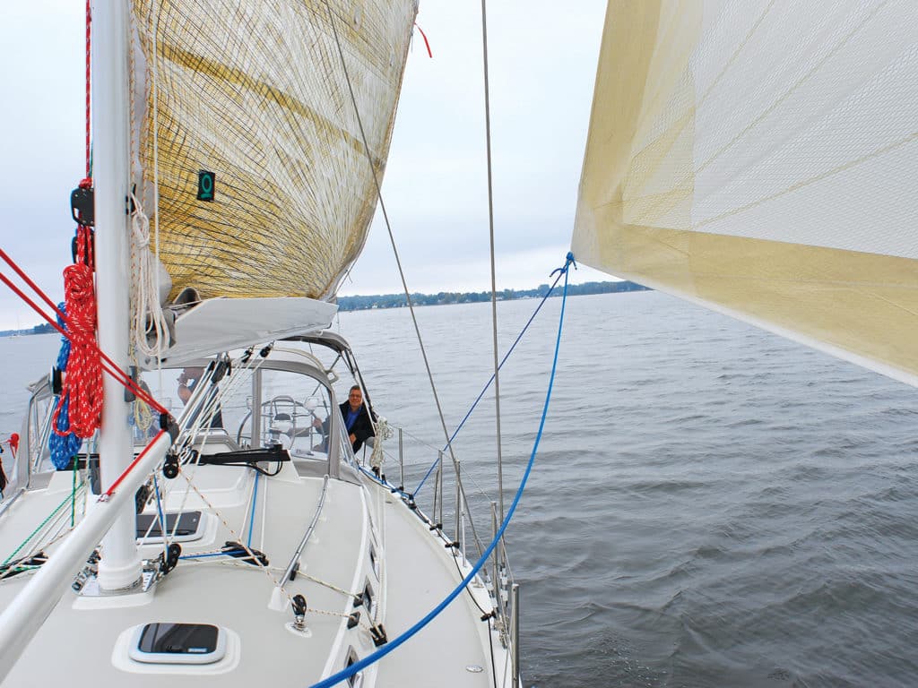 sheets, outhauls, vang control, halyards