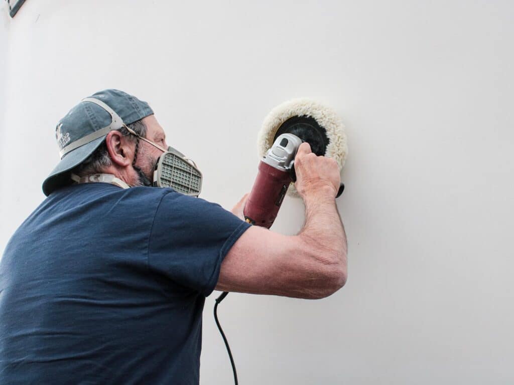 Polishing the hull