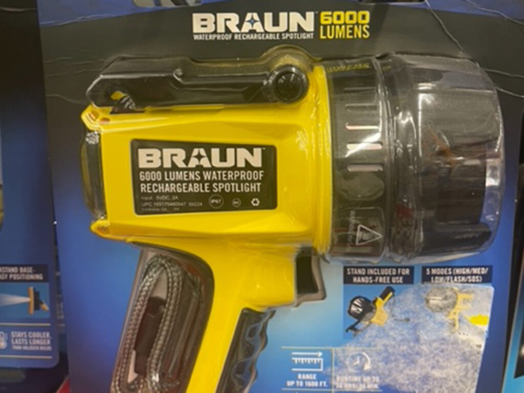 Braun spotlight