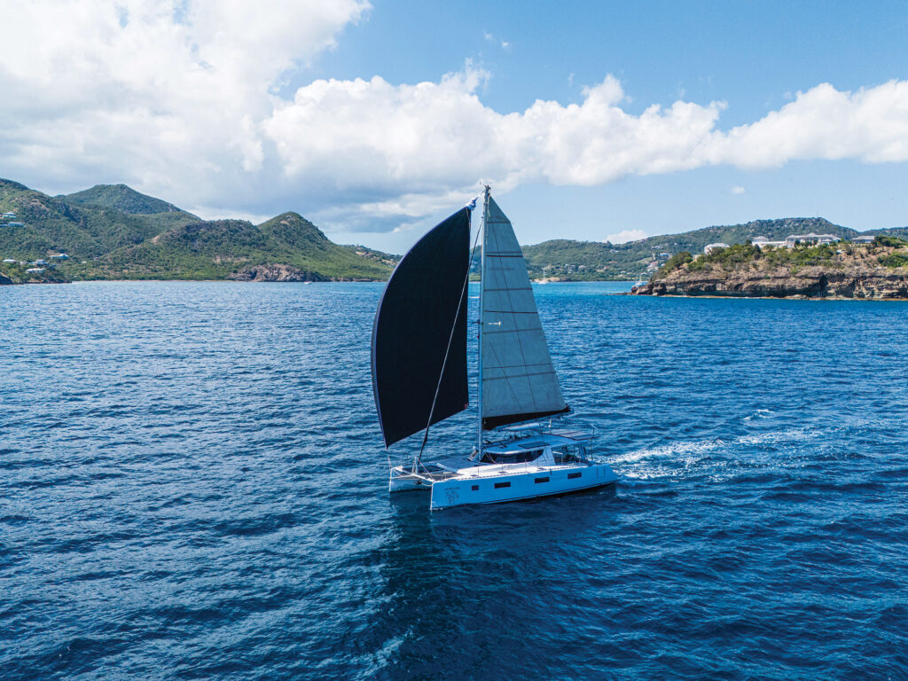 Vision 444 catamaran in the caribbean