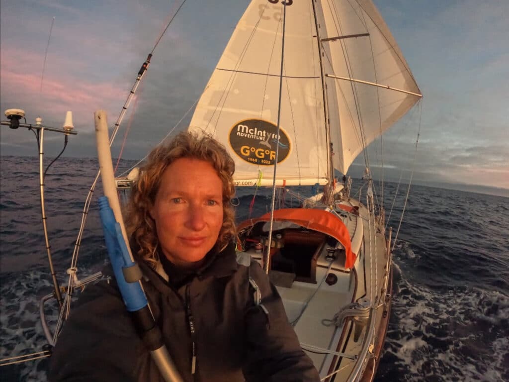 Kirsten Neuschäfer on her Cape George 36