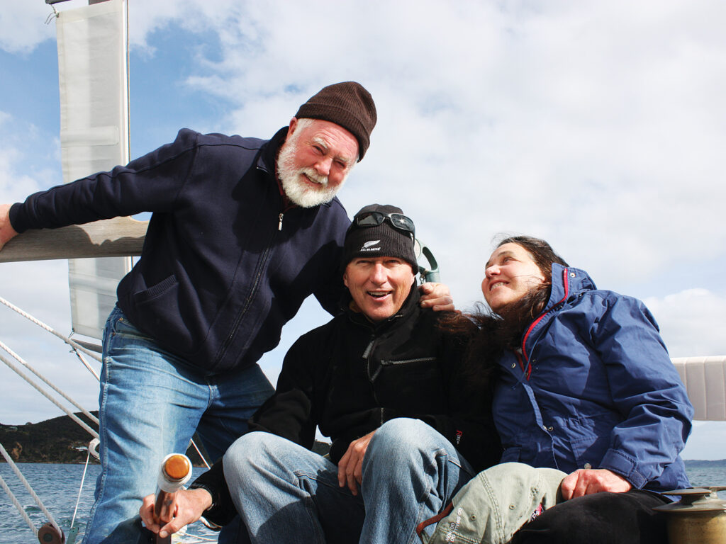 Herb with Lin and Larry Pardey