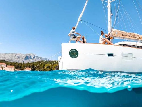 Sailboat in Croatia