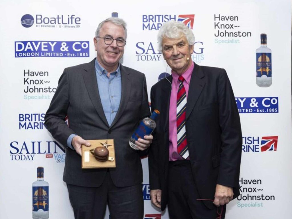 Outremer Sales Director at the British Yachting Awards in London