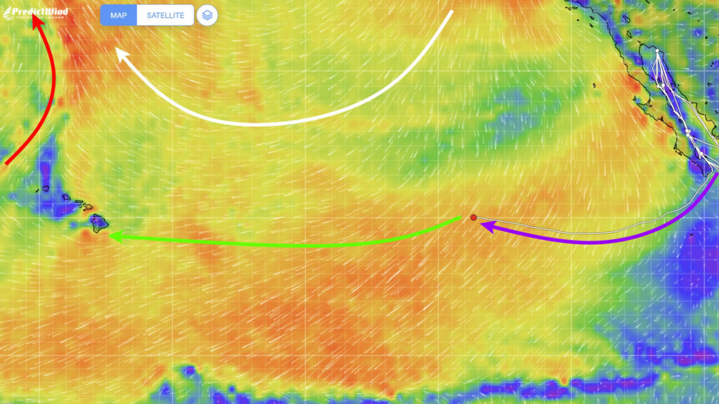 Passage weather tracker