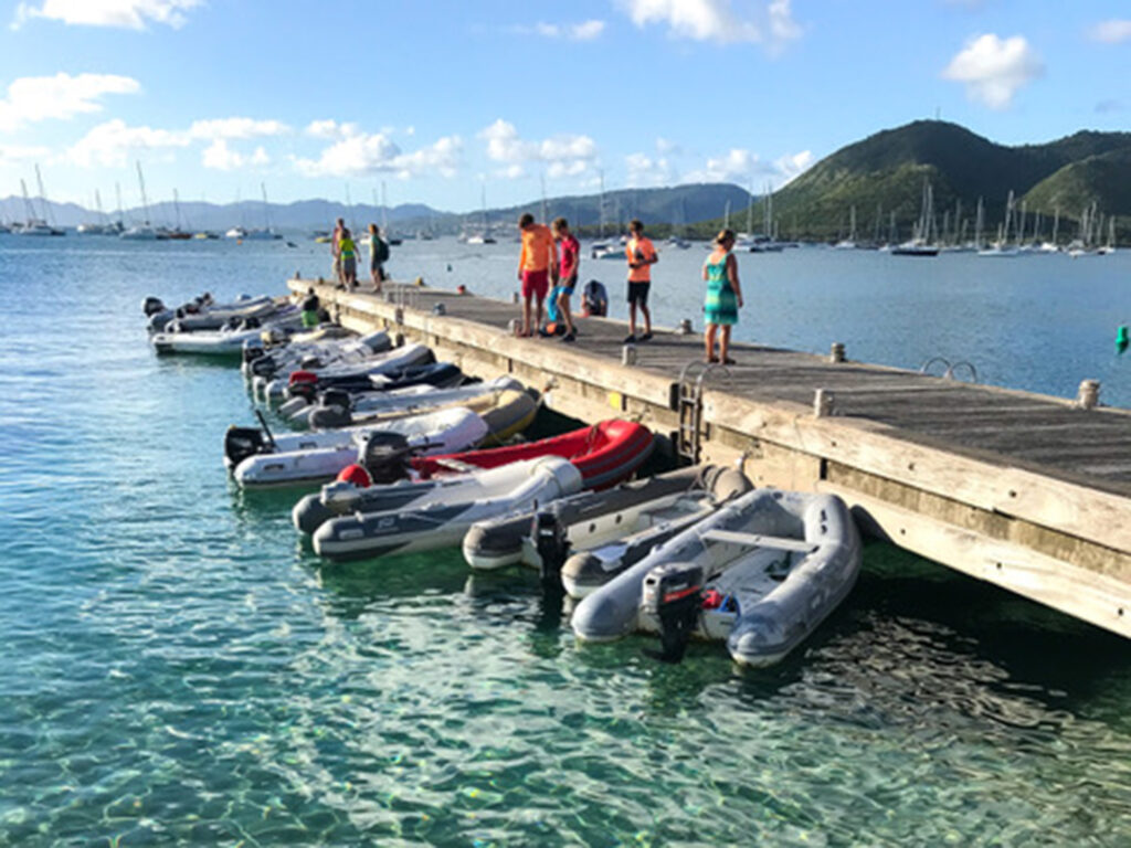 St. Anne dinghy dock