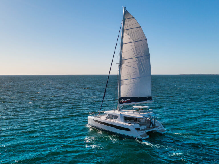 Catamaran in the gulf of Mexico